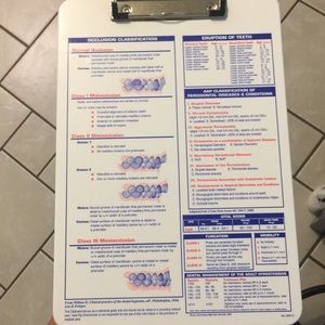 Kwik Klip Dental Hygiene Clip Board